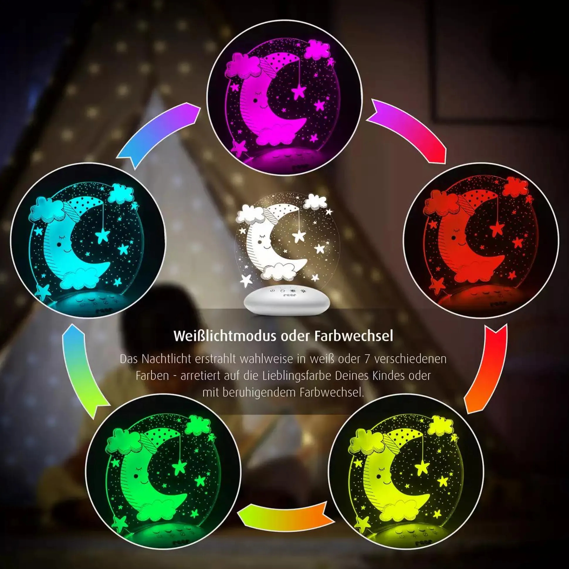 Beruhigungslicht ColourLumy Mond