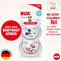 Beruhigungssauger Minnie Mouse Space 6-18 Monate
