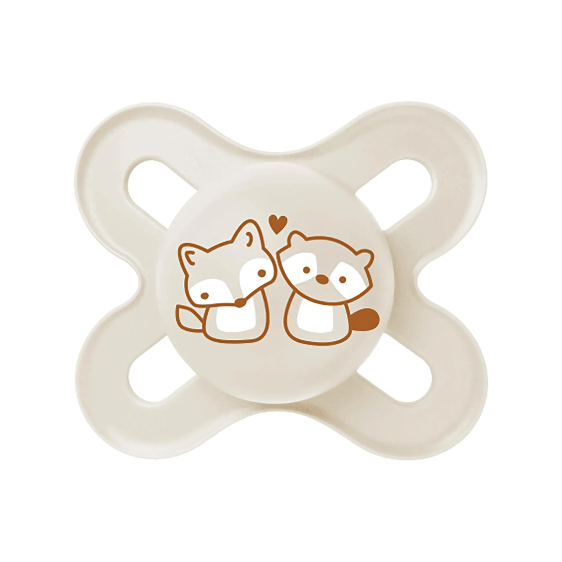Beruhigungssauger Original Start Silikon 0-2 Monate 2 Stück Schnecke/Fuchs