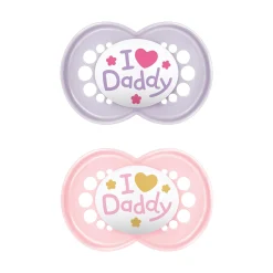 Beruhigungssauger Original Silikon Daddy 6 - 16 Monate