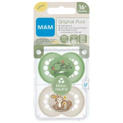 Beruhigungssauger Original matt Silikon ab 16 Monate Wolf/Hase