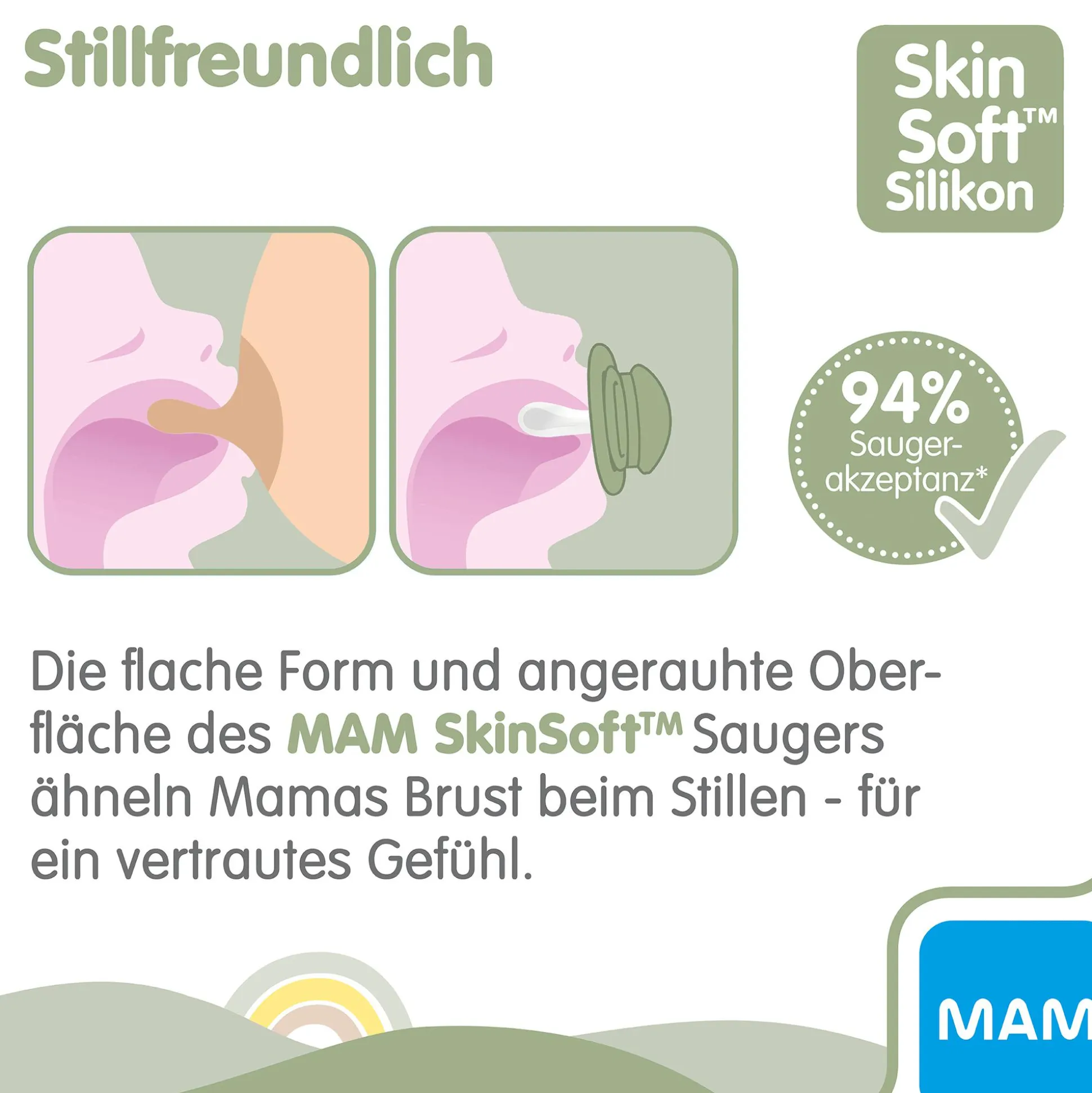 Beruhigungssauger Original matt plain Silikon ab 16 Monate 2 Stück pink/lila