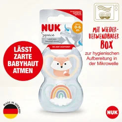 Beruhigungssauger Space 0-6 Monate Fuchs