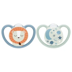 Beruhigungssauger Space Night 6-18 Monate Löwe