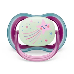 Beruhigungssauger Ultra Air Nighttime 6-18 Monate SCF376/14