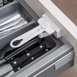 Besteckschubladen-Sicherung 2 Stück