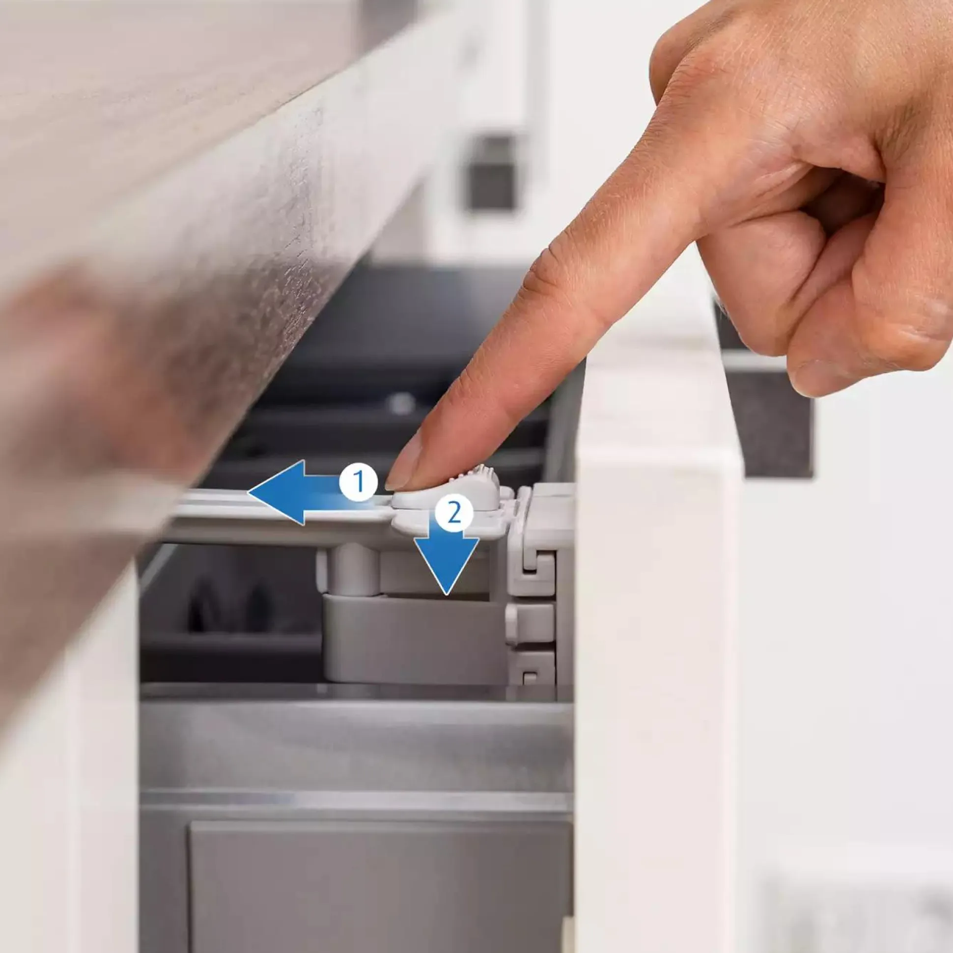 Besteckschubladen-Sicherung 2 Stück