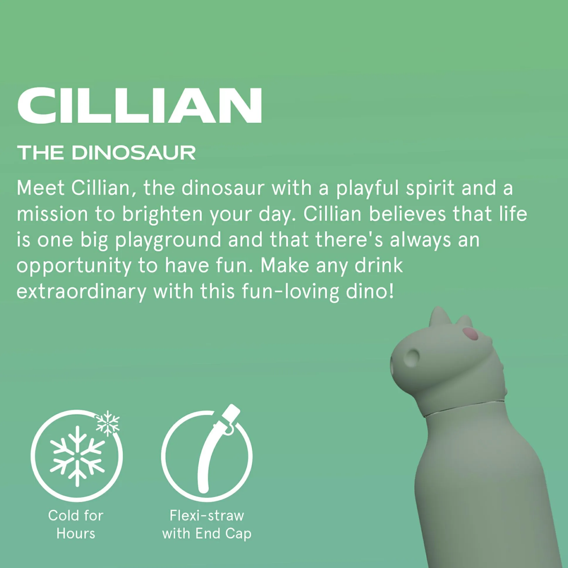 Bestie Trinkflasche Dino