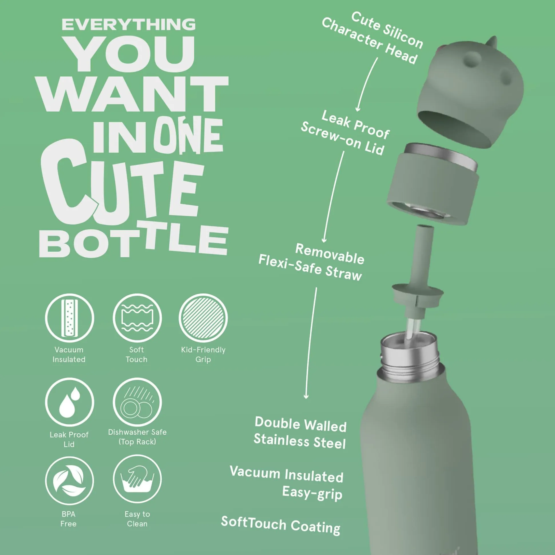 Bestie Trinkflasche Dino