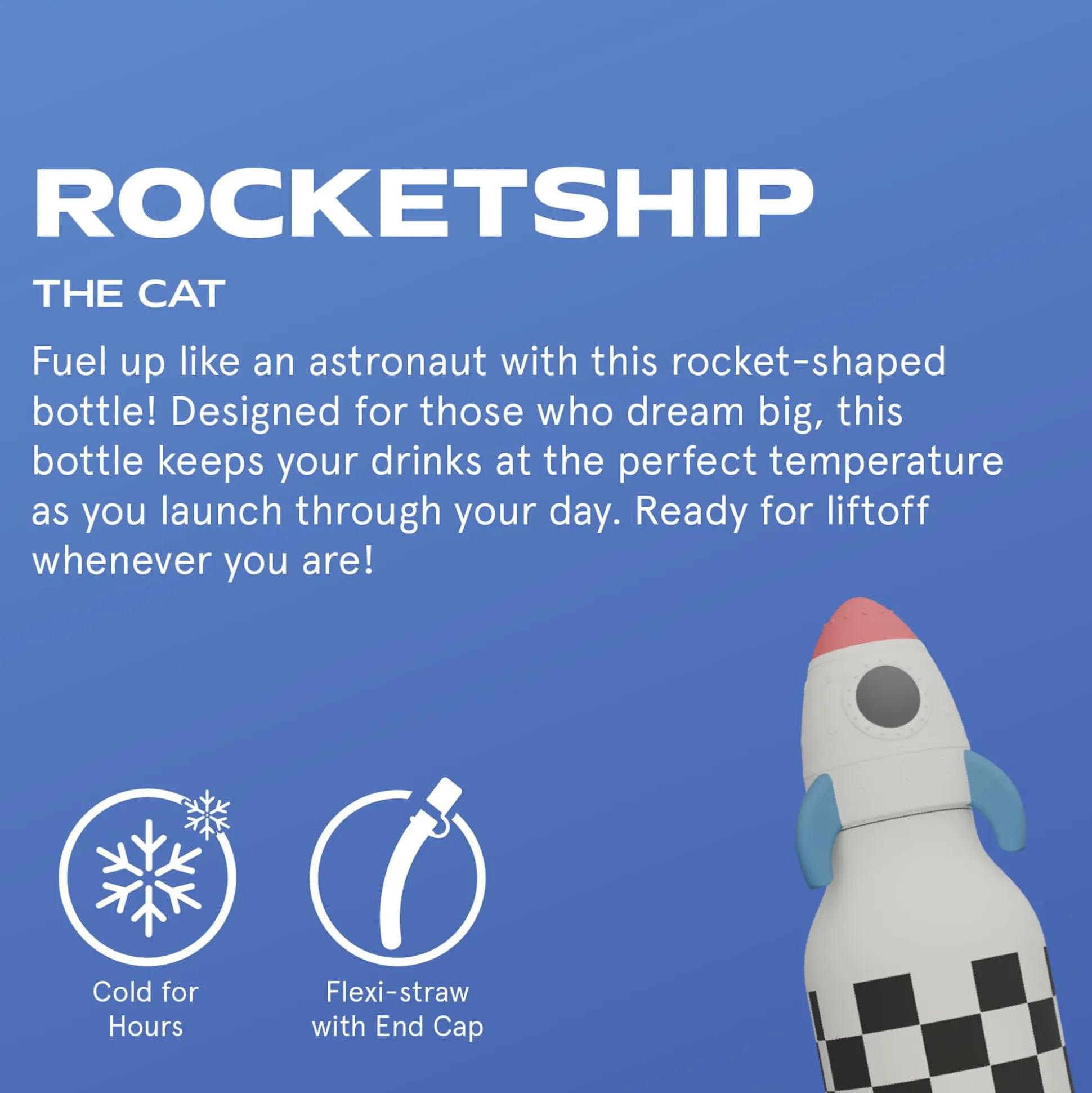 Bestie Trinkflasche Rakete