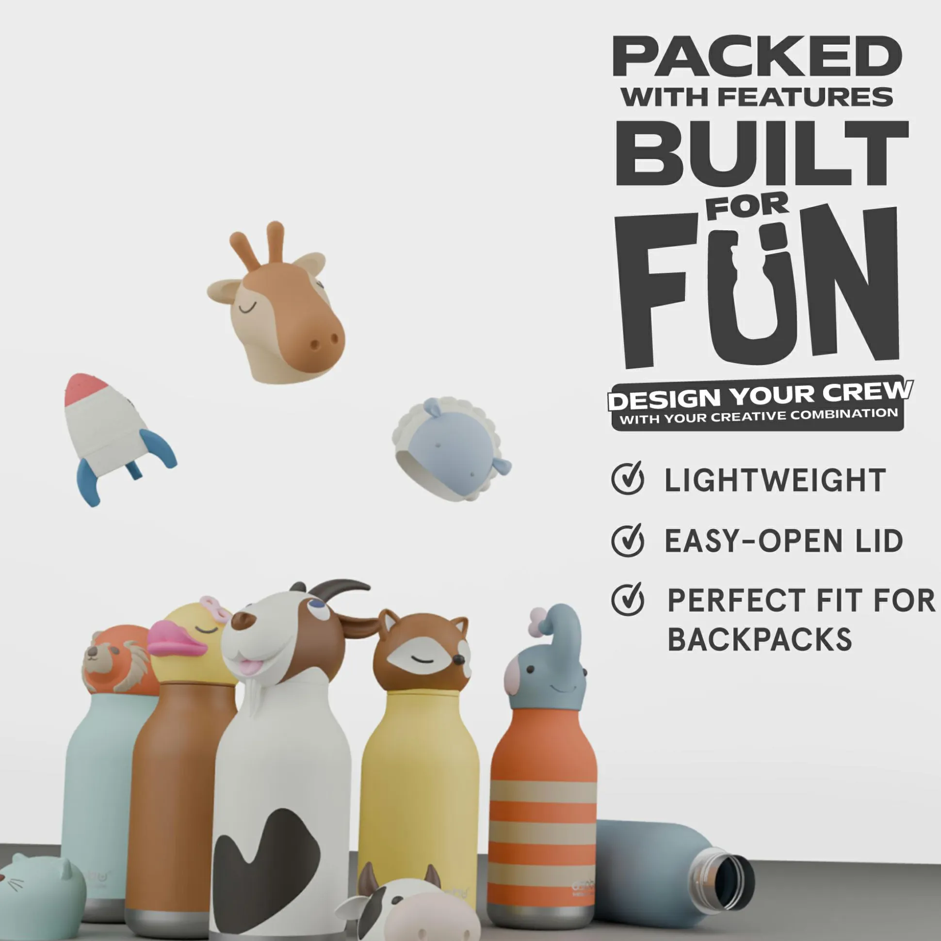 Bestie Trinkflasche Rakete