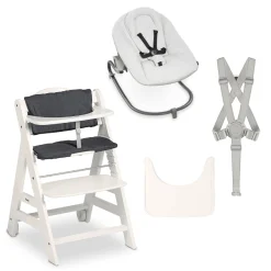 Beta Newborn Set - White Light Grey