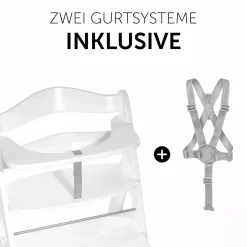 Beta Newborn Set - White Melange Charcoal