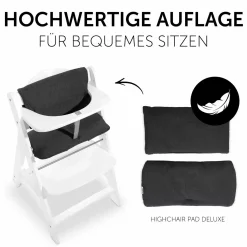Beta Newborn Set - White Melange Charcoal