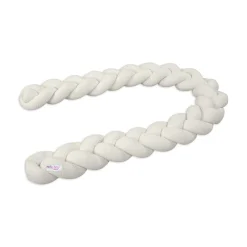 Bettschlange geflochten Ivory 180 cm