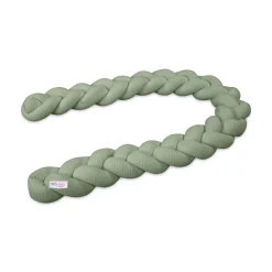 Bettschlange geflochten Jadegreen 180 cm