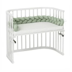 Bettschlange geflochten Jadegreen 180 cm