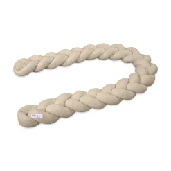 Bettschlange geflochten Sand 180 cm
