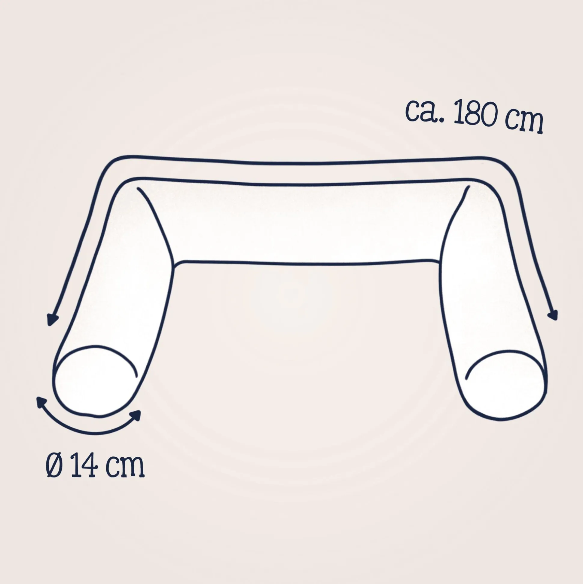 Bettschlange Organic Night & Day