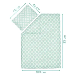 Bettwäsche Circles Ocean 100x140cm