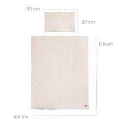 Bettwäsche Frosty Almond 100 x 135 cm