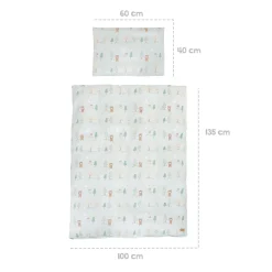 Bettwäsche Woodland Buddies 100x135