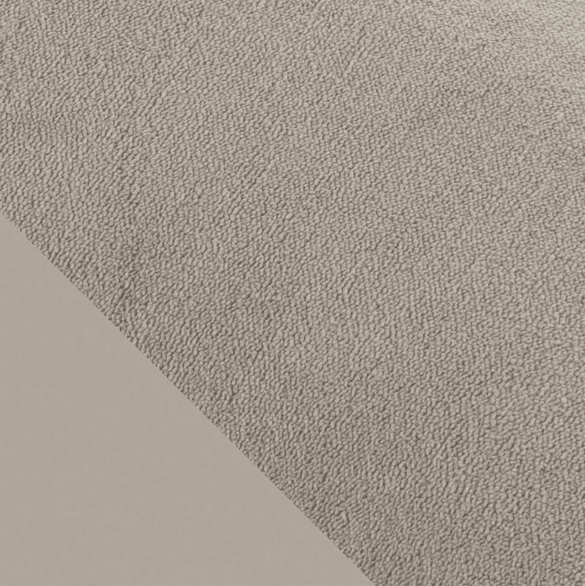 Bezug für Plüschmond Taupe