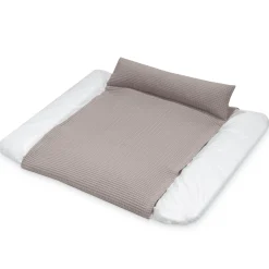 Bezug Loop Comfy Waffelpiqué Nougat