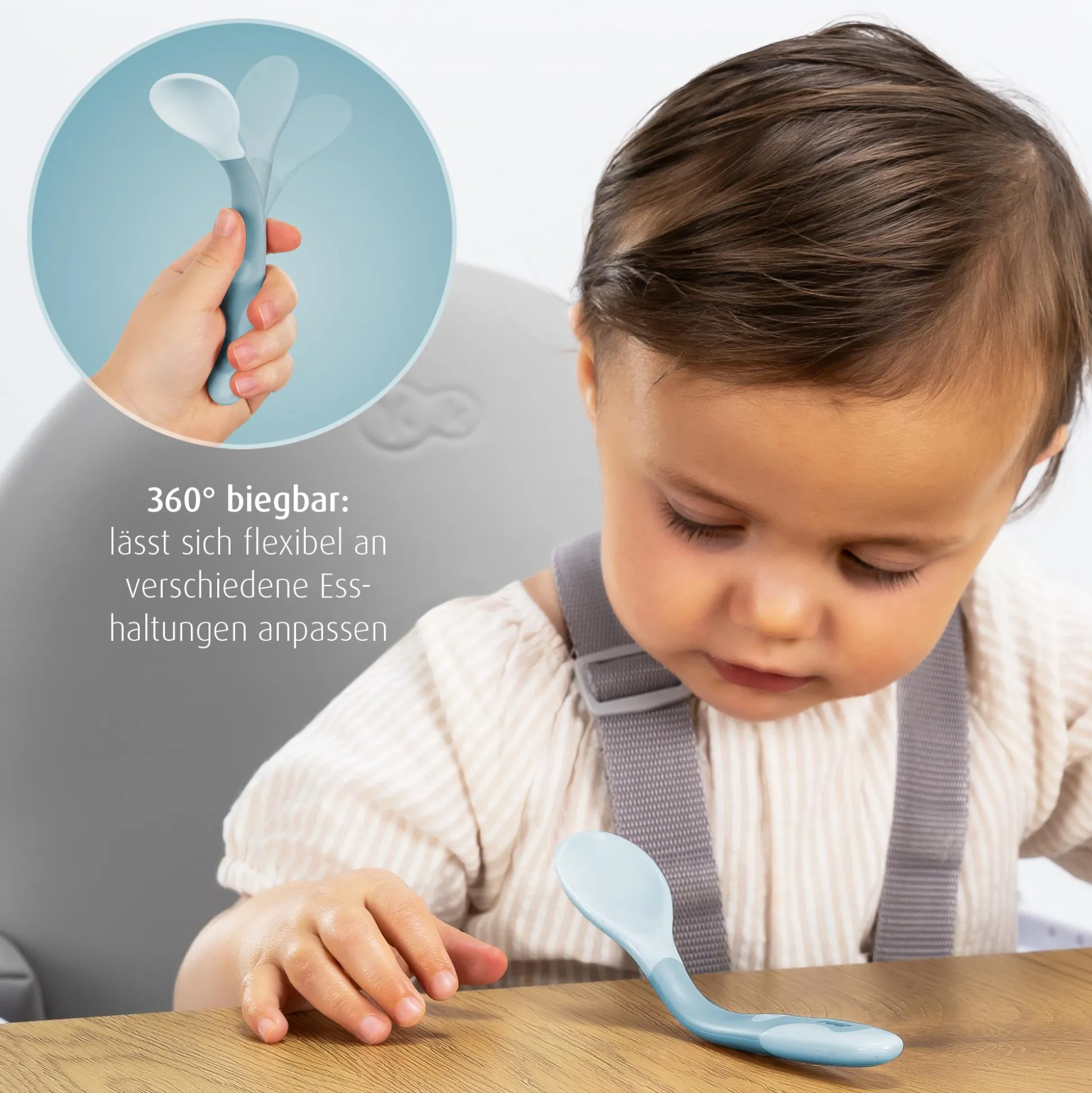 Biegsames Baby-Besteck