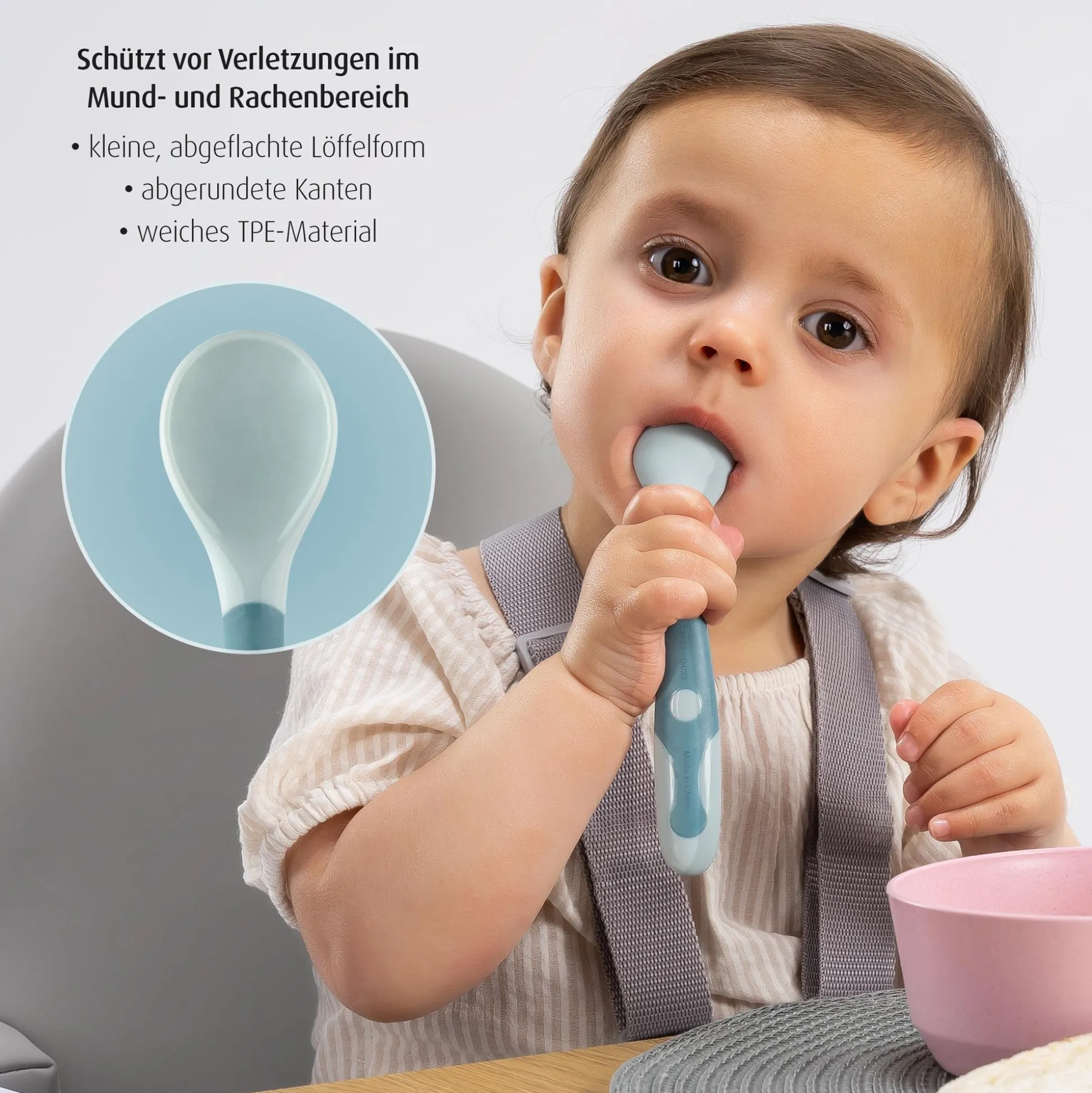 Biegsames Baby-Besteck