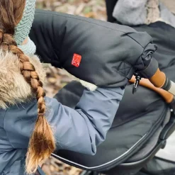 Big Double Handwärmer Black