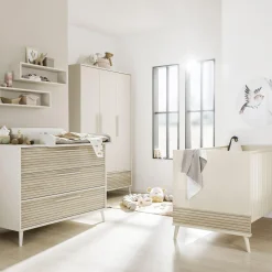 breite Wickelkommode Eefje Groovy Oak