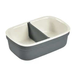 Brotdose aus Keramik Mineral/ Salbeigrün