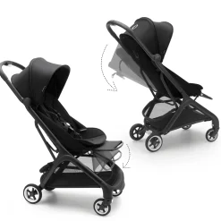 Butterfly Reise-Kinderwagen Midnight Black