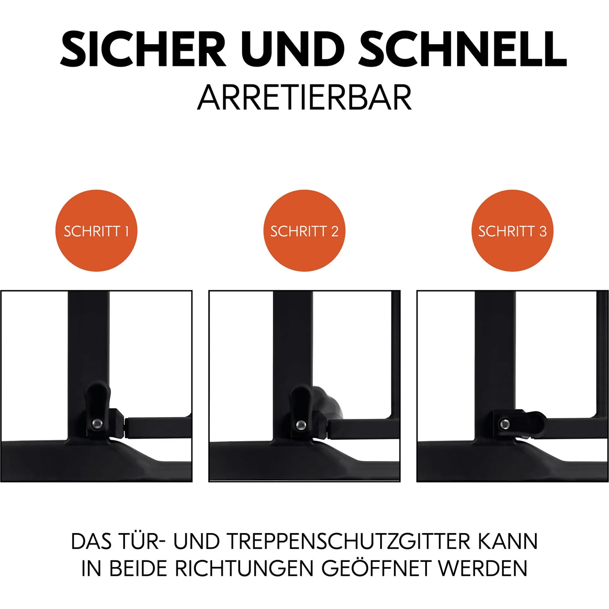 Clear Step 2 Black 75-80 cm