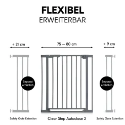 Clear Step Autoclose 2 Dark Grey 75-80 cm