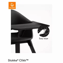 Clikk™ Hochstuhl Black Natural