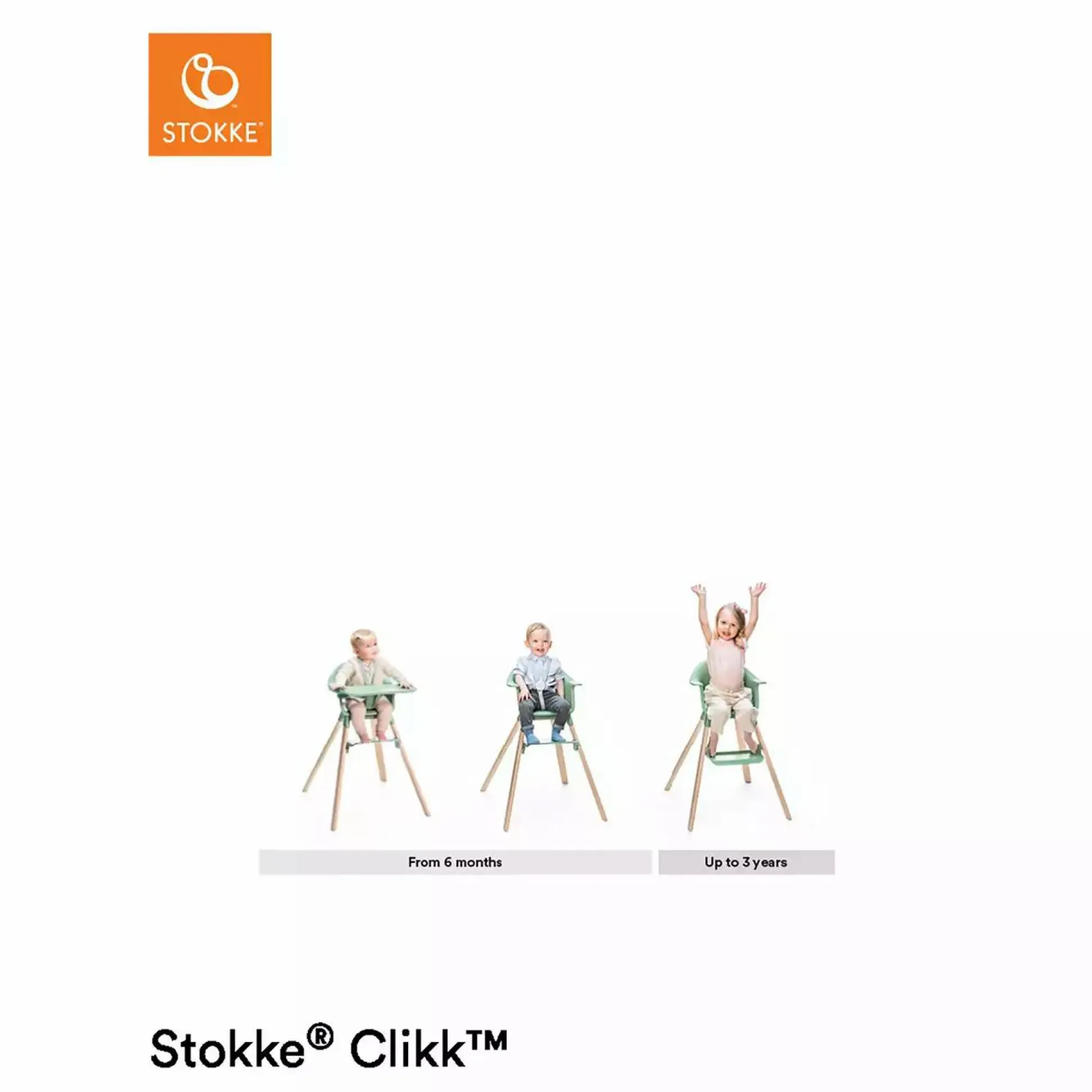 Clikk™ Hochstuhl Cloud Grey