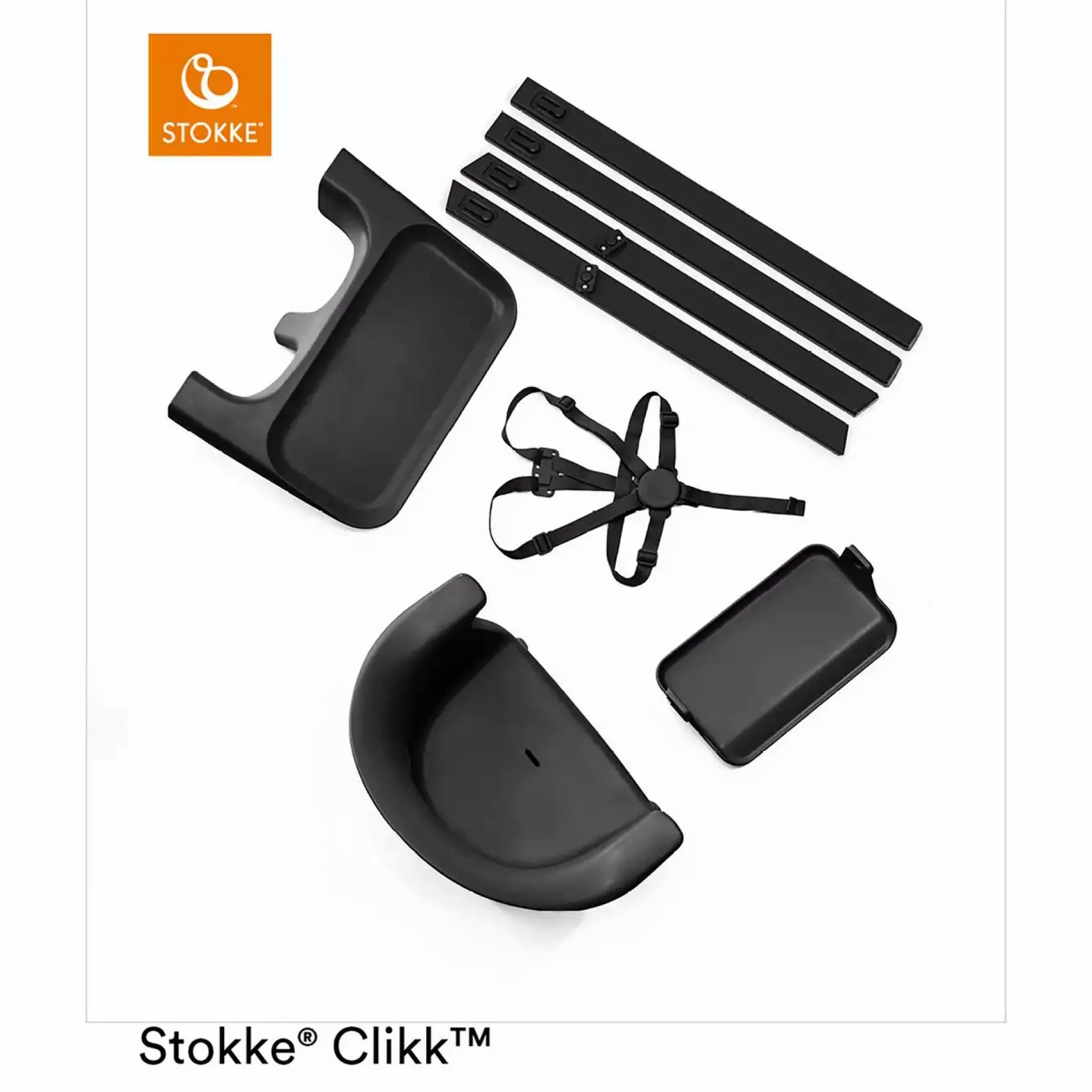 Clikk™ Hochstuhl Midnight Black