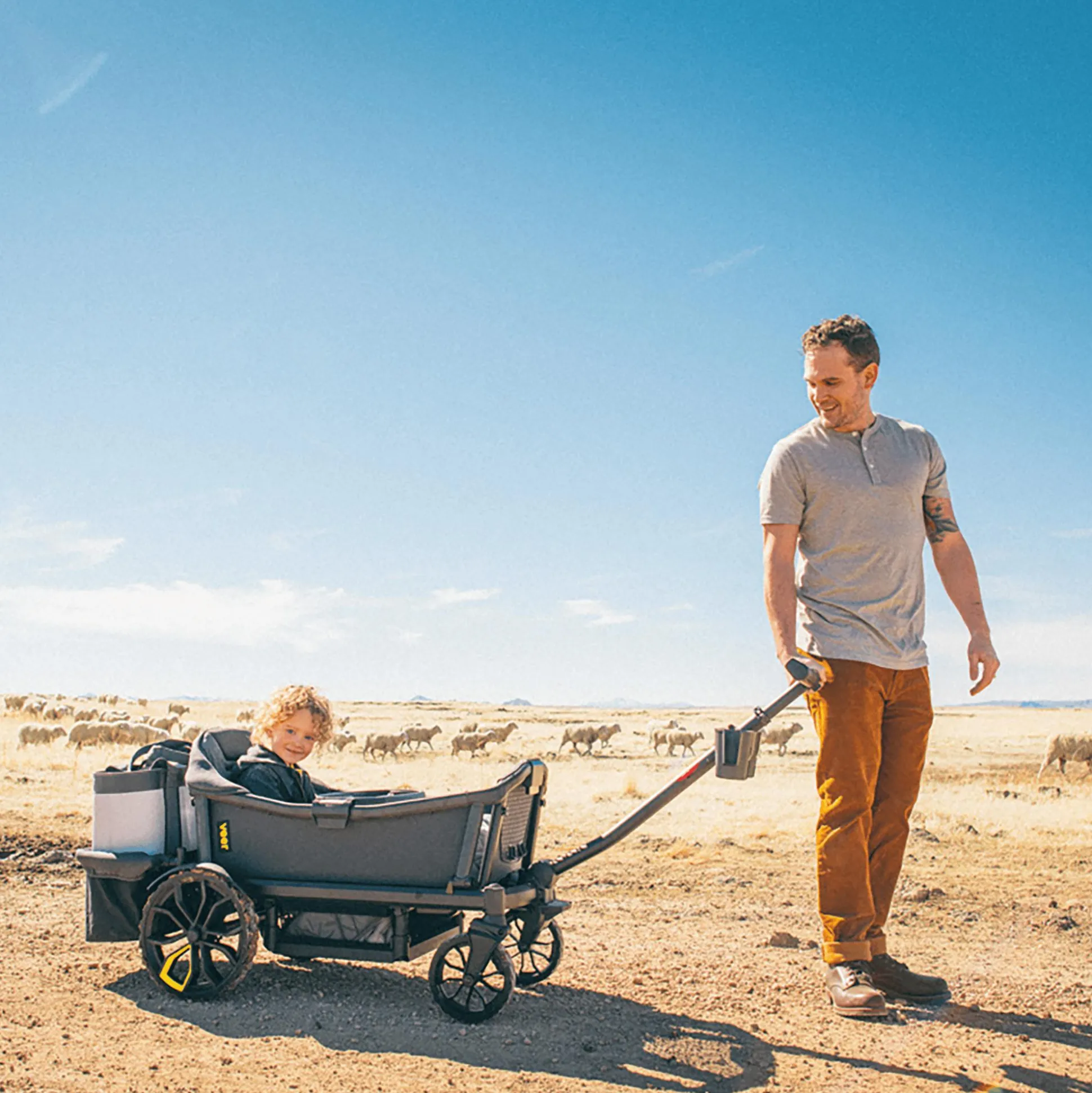 Cruiser XL All-Terrain Bollerwagen mit 4 Sitzen