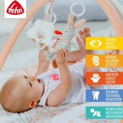 3-D-Activity-Decke Schwanensee Rosa/Weiß