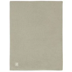 Decke Basic Knit Olive Green 75 x 100 cm
