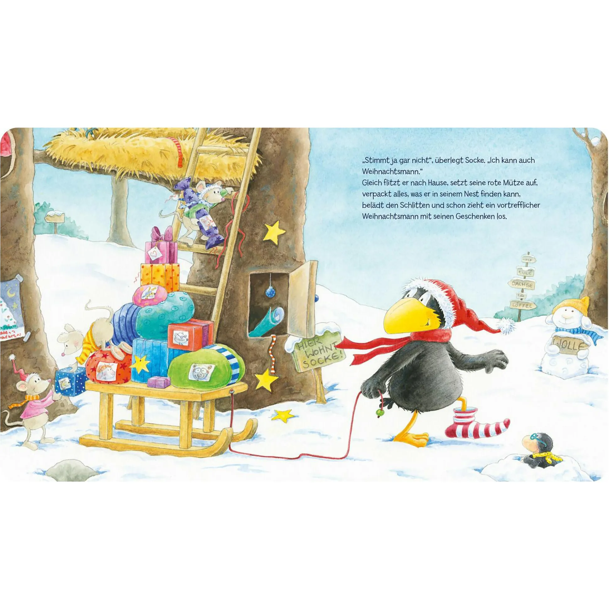 Der kleine Rabe Socke: Alles verschenkt! Mit Spielfiguren