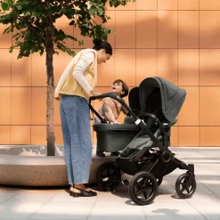 Donkey 5 Mono-Kinderwagen, erweiterbar, Forest Green