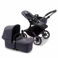 Donkey 5 Mono-Kinderwagen, erweiterbar, Stormy Blue