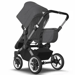 Donkey 5 Mono-Kinderwagen, erweiterbar, Grey Melange