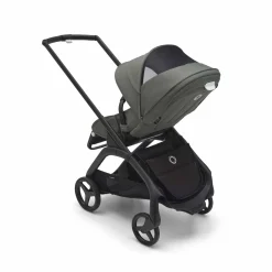 Dragonfly City-Kinderwagen Schwarz / Forest Green