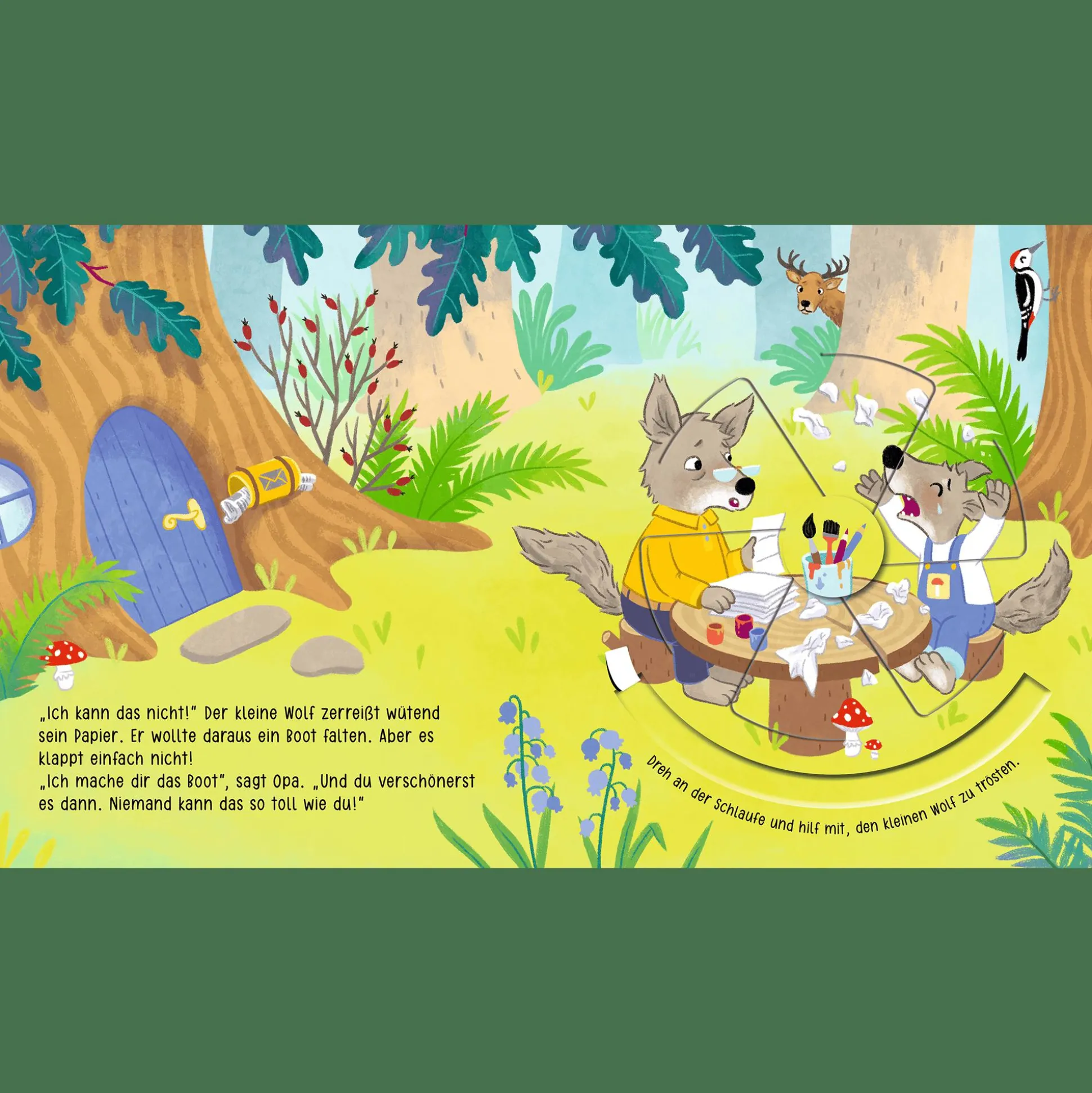 Dreh hin – Dreh her "Bist du wütend, kleiner Löwe?"