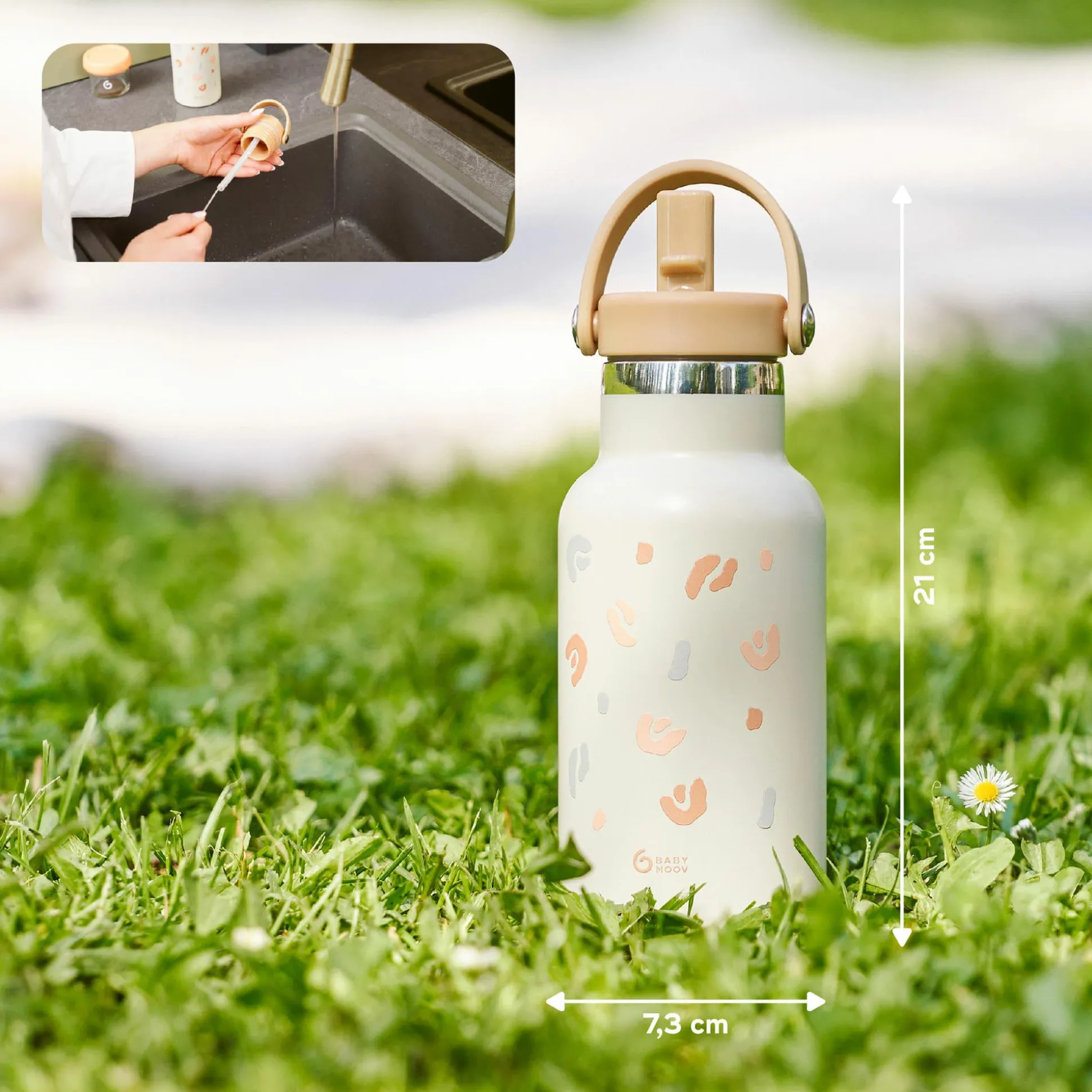 Edelstahl Trinkflasche Little Explorer