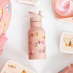 Edelstahl-Trinkflasche Schmetterlinge